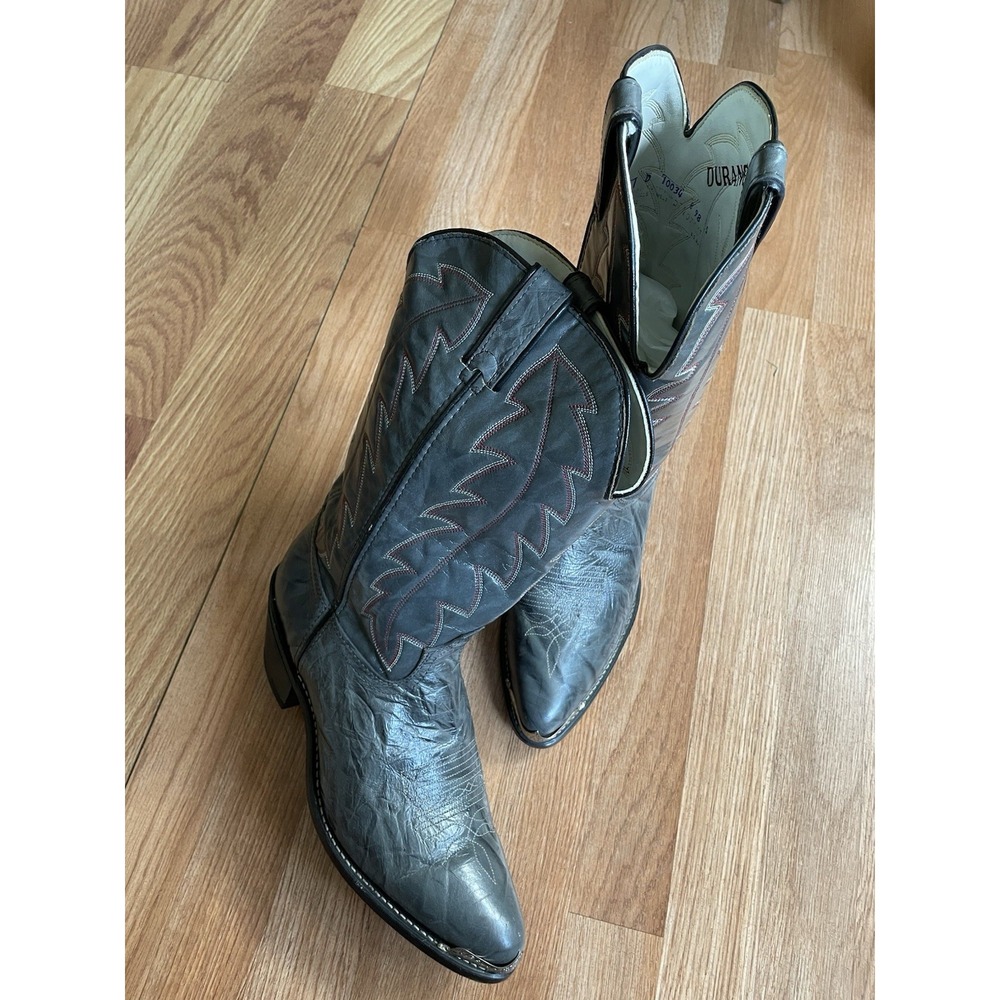 DURANGO Ladies Western Cowboy Grey Boots Size 11 - PRE OWNED